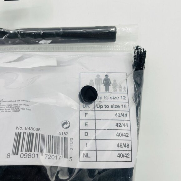 Lace Skirt 80s Retro Adult Womens Standard Up to Size 12 Halloween Costume Black - Picture 6 of 6